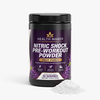 Nitric Shock Pre-Workout Powder (Fruit Punch)