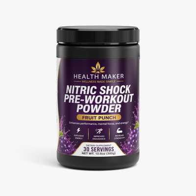 Nitric Shock Pre-Workout Powder (Fruit Punch)