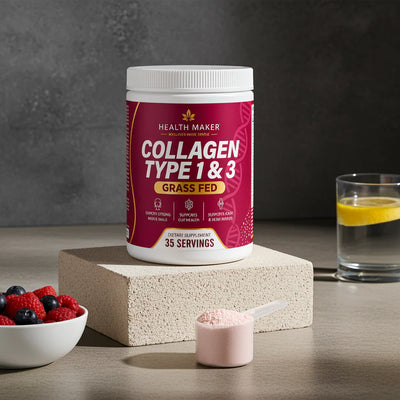 Collagen Type 1 & 3 Grass-Fed | Hair, Skin & Joint Support | 35 Servings