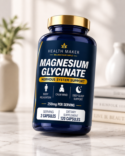 Magnesium Glycinate | Sleep & Calm Support | 60 Capsules