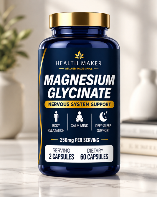 Magnesium Glycinate | Sleep & Calm Support | 120 Capsules