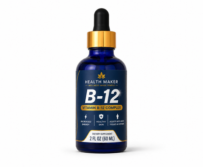 Vitamin B-12 Liquid Drops — Energy & Mental Clarity | 2 fl oz