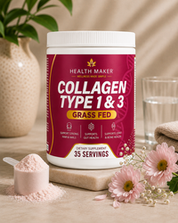 Collagen Type 1 & 3 Grass-Fed | Hair, Skin & Joint Support | 35 Servings — image 1