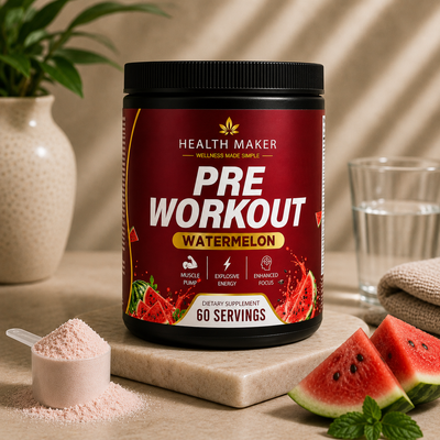 Pre-Workout Watermelon — Energy & Focus | 60 Servings
