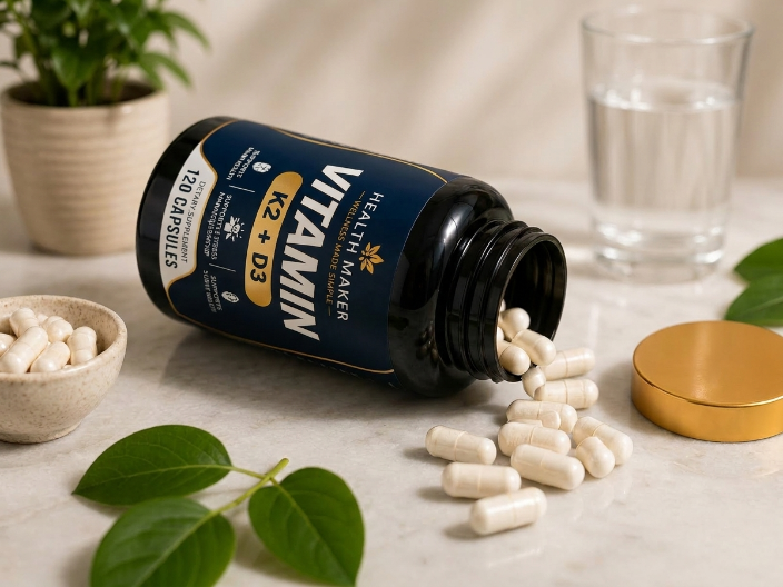 Health Maker Vitamin K2 plus D3 4 month supply, product image